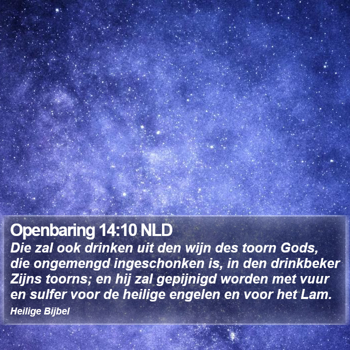 Openbaring 14:10 NLD Bible Study