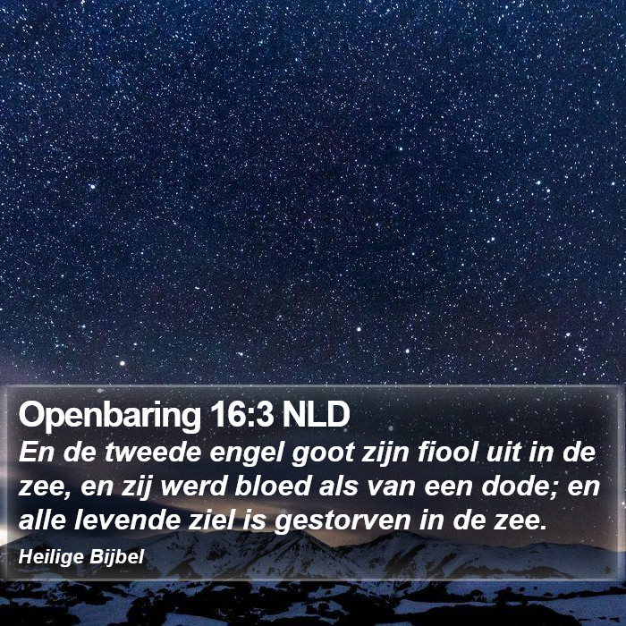 Openbaring 16:3 NLD Bible Study