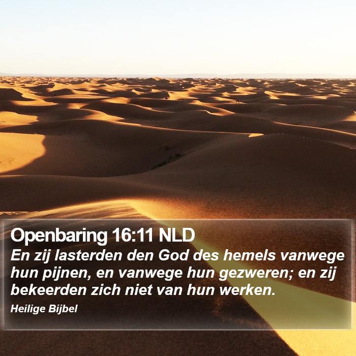 Openbaring 16:11 NLD Bible Study