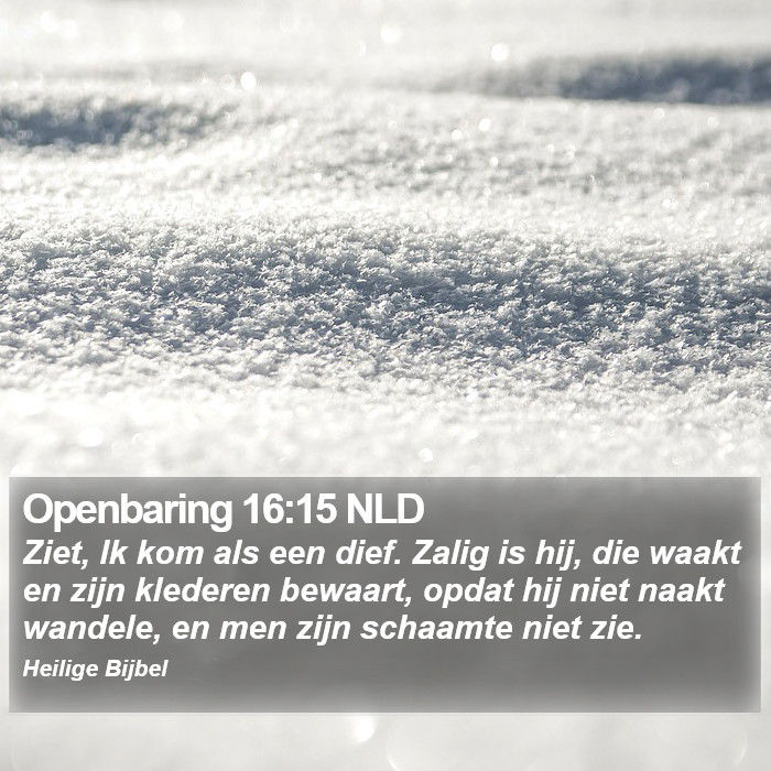 Openbaring 16:15 NLD Bible Study