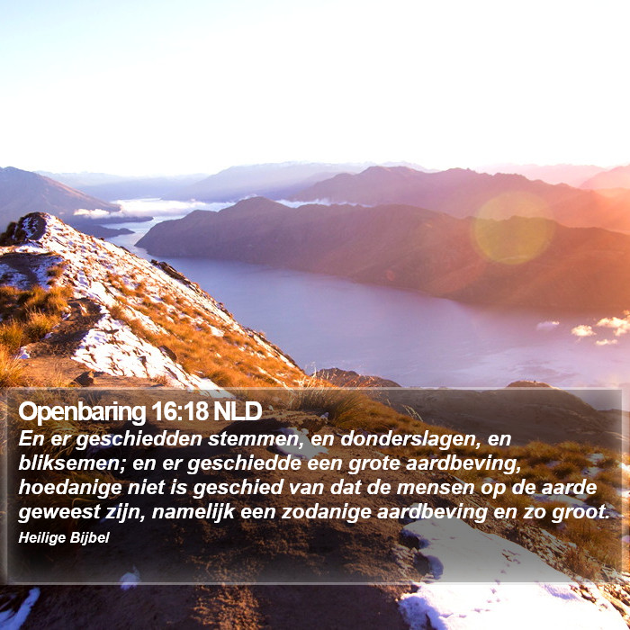 Openbaring 16:18 NLD Bible Study