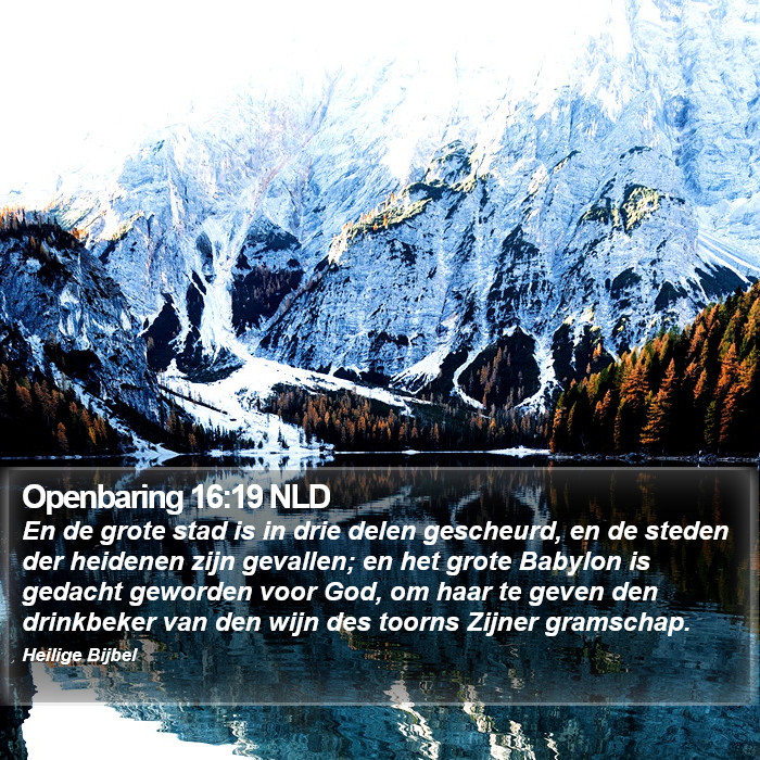 Openbaring 16:19 NLD Bible Study