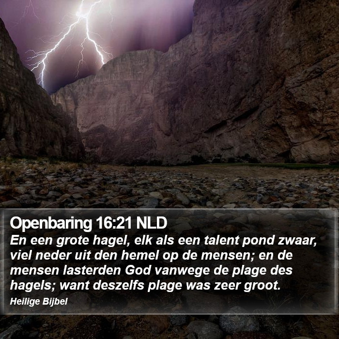 Openbaring 16:21 NLD Bible Study