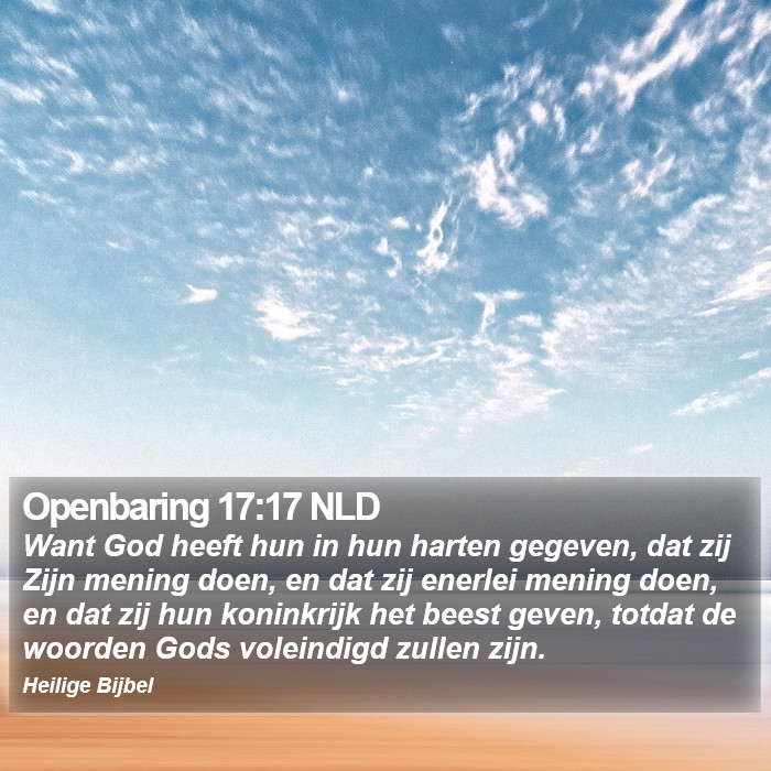 Openbaring 17:17 NLD Bible Study