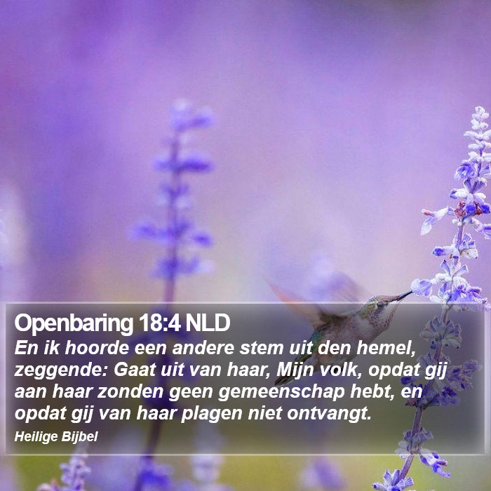 Openbaring 18:4 NLD Bible Study