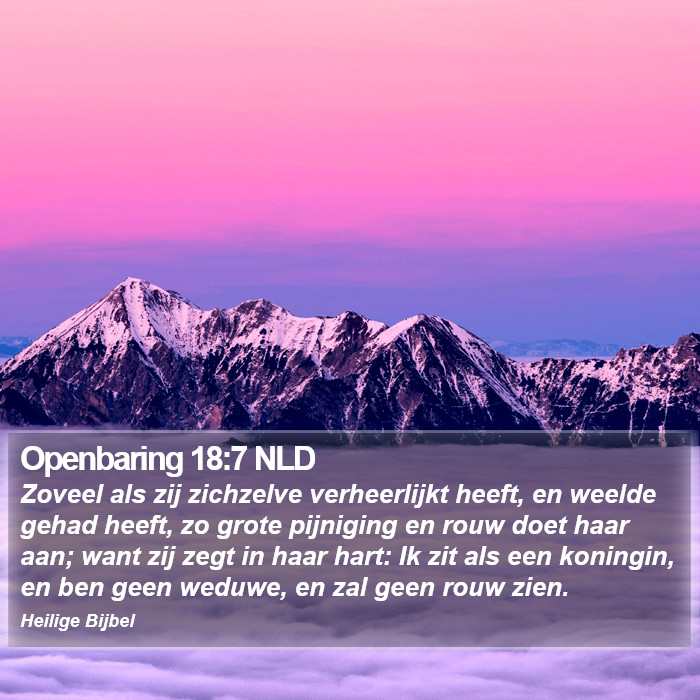 Openbaring 18:7 NLD Bible Study