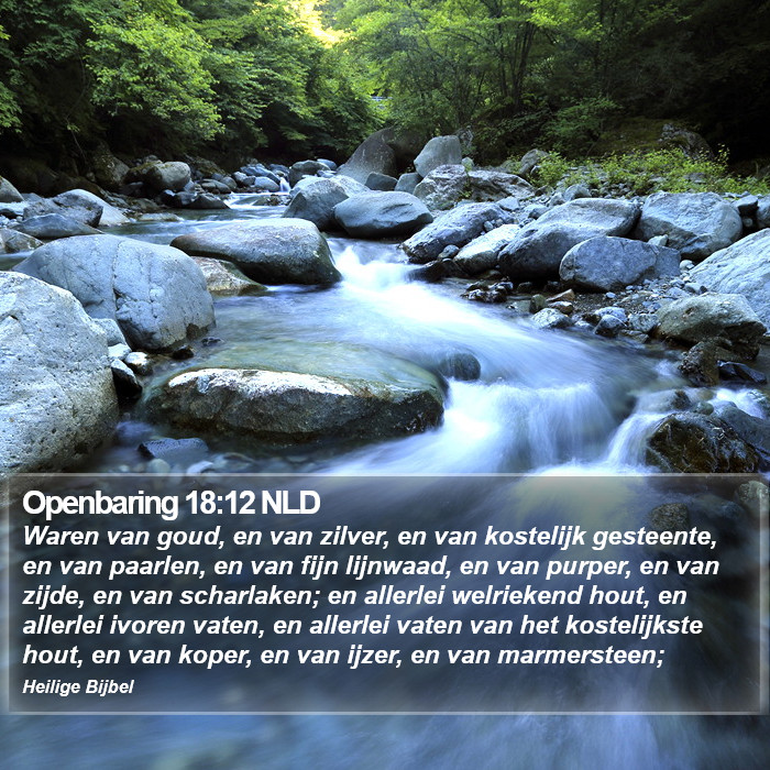 Openbaring 18:12 NLD Bible Study