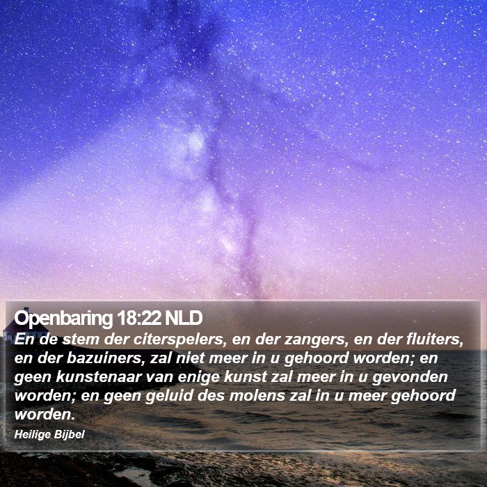 Openbaring 18:22 NLD Bible Study