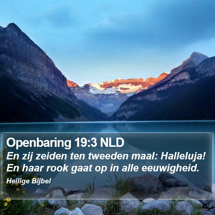 Openbaring 19:3 NLD Bible Study