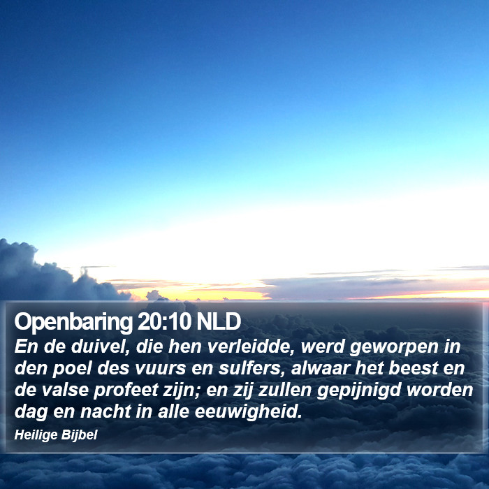 Openbaring 20:10 NLD Bible Study