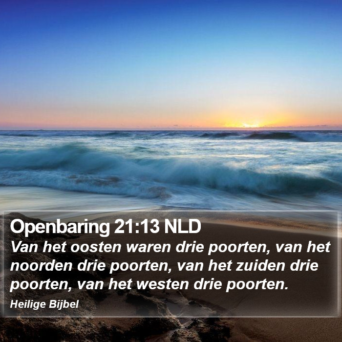 Openbaring 21:13 NLD Bible Study