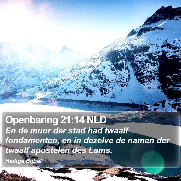 Openbaring 21:14 NLD Bible Study