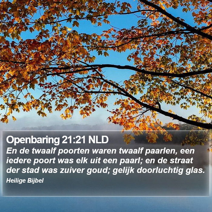 Openbaring 21:21 NLD Bible Study