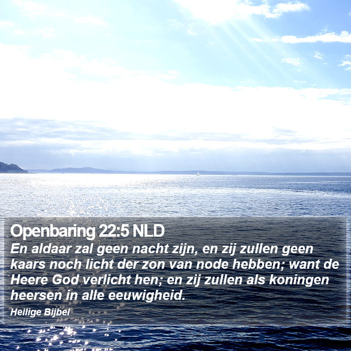 Openbaring 22:5 NLD Bible Study