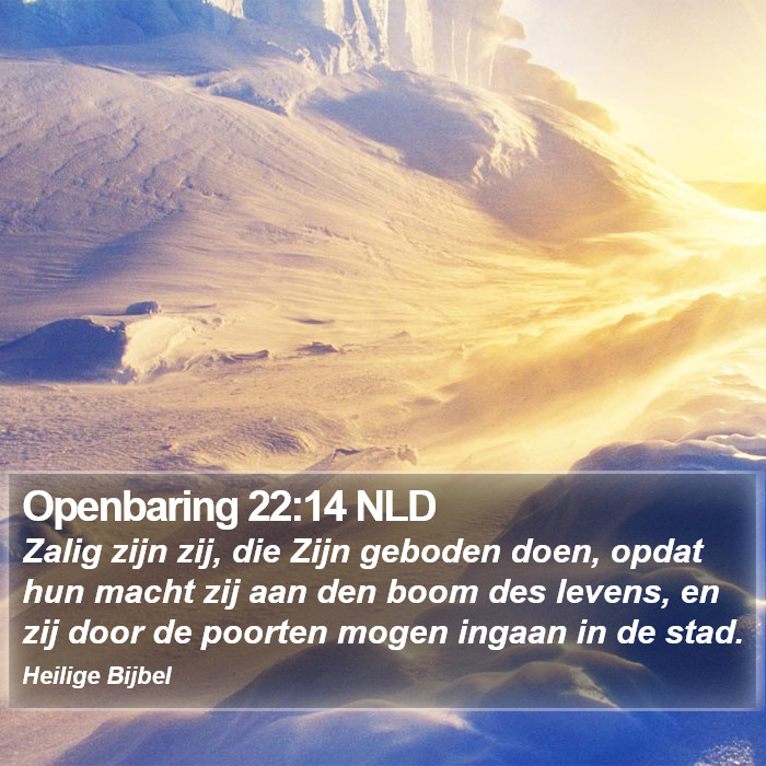 Openbaring 22:14 NLD Bible Study