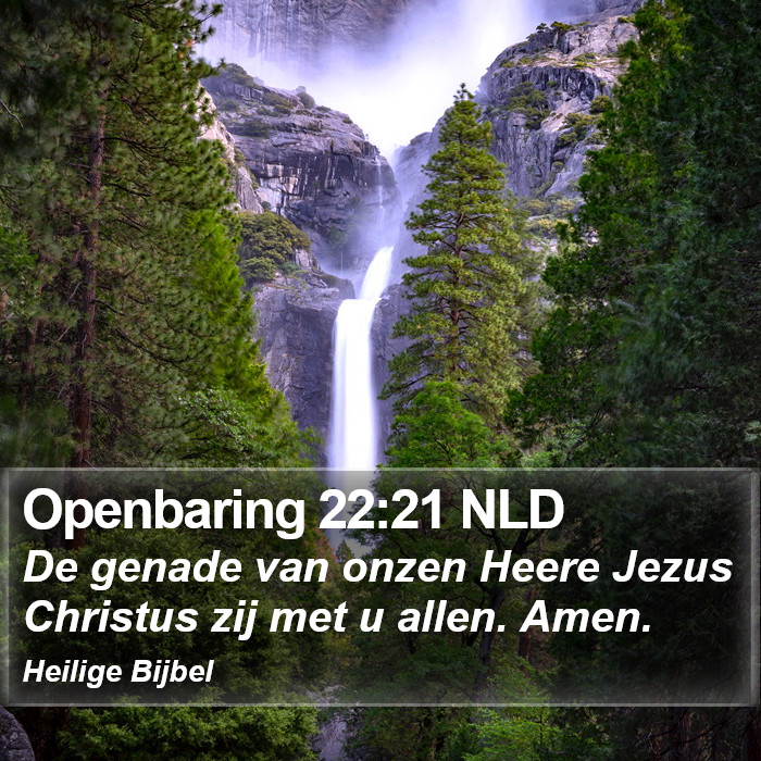 Openbaring 22:21 NLD Bible Study